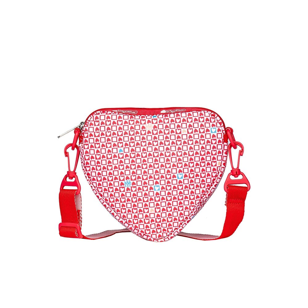 8630 Stamped With Love Heart Crossbody Bag, Style 3617/Color F894, Unique